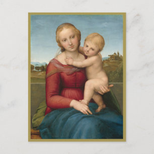 Carte Postale MADONE ET ENFANT v. 1505, Raphaël  (1483–1520) 