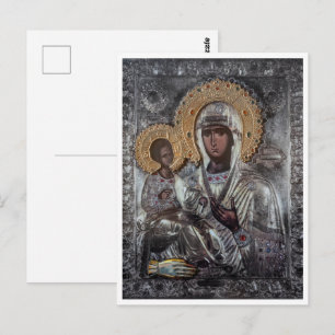 Carte Postale Madone noire Art religieux catholique