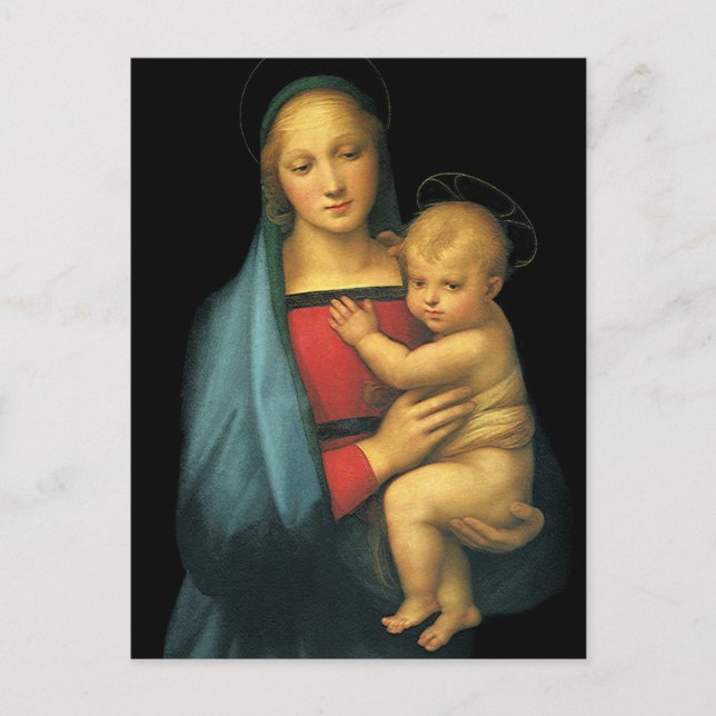 Carte Postale Madonna And Child, Madonna del Granduca par Raphae (Devant)