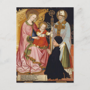 Carte Postale Madonna and Child with the Donor