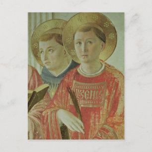 Carte Postale Madonna de l'Ombre, détail de saint Thomas