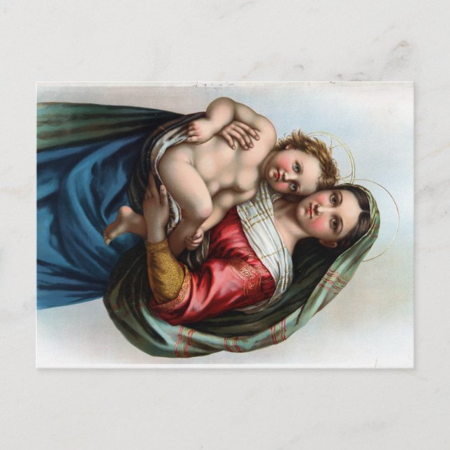 Carte postale Madonna de Raphael (Devant)