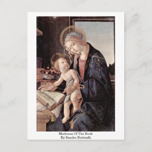 Carte Postale Madonna Du Livre De Sandro Botticelli