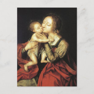 CARTE POSTALE MADONNA ET ENFANT