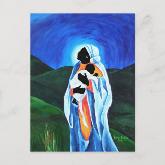Carte Postale Madonna et l'enfant - Espoir pour le monde 2008