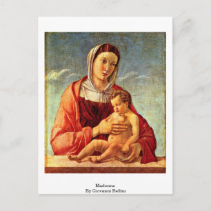 Carte Postale Madonna Par Giovanni Bellini