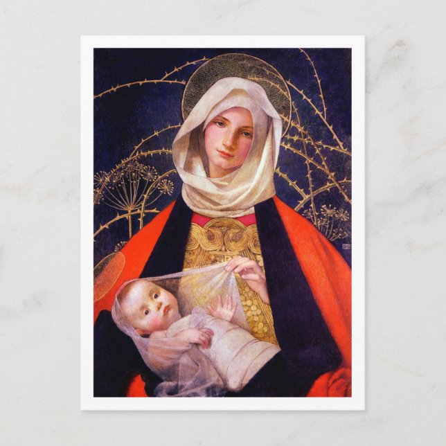 Carte Postale Madonna qui a un enfant (Devant)
