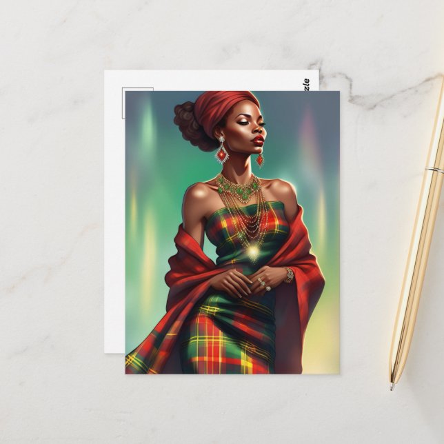 CARTE POSTALE MADRAS  (Devant/Arrière en situation)