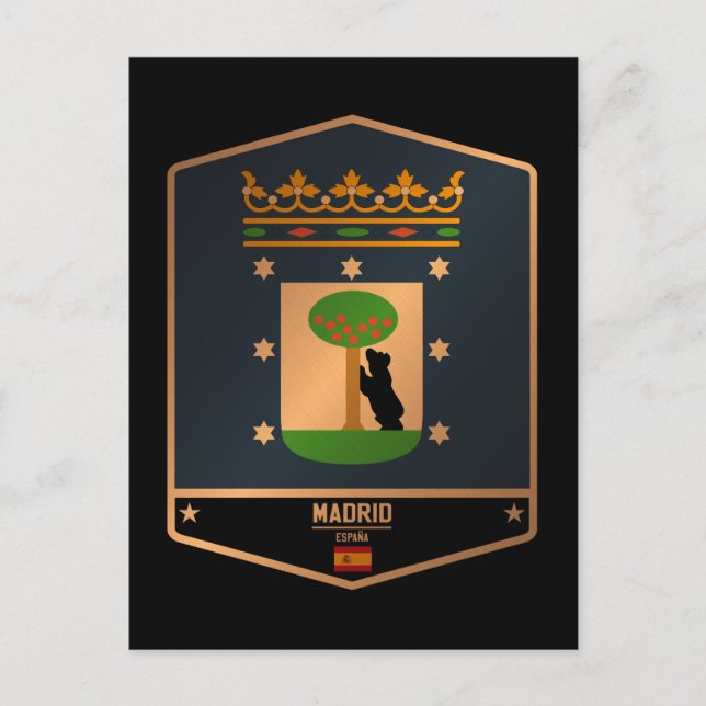 Carte Postale Madrid (Devant)