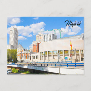Carte Postale Madrid, Espagne