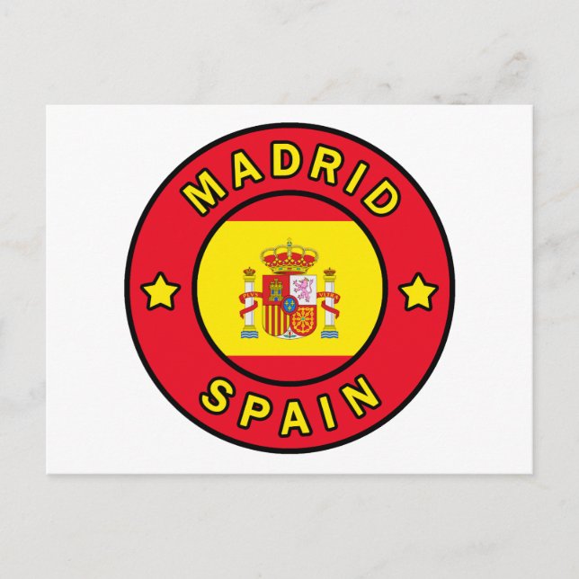 Carte Postale Madrid Espagne (Devant)