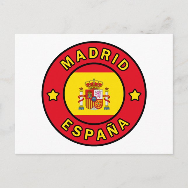 Carte Postale Madrid Espagne (Devant)