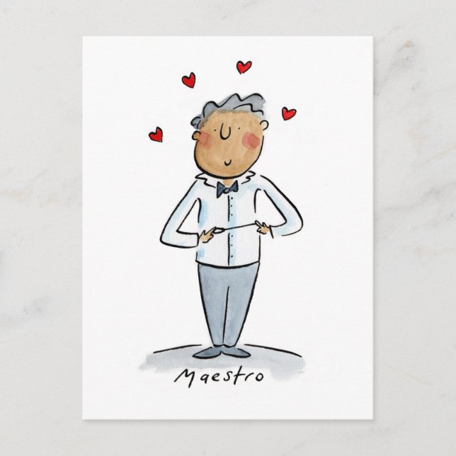 Carte Postale Maestro (Devant)