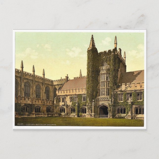 Carte Postale Magdalen College, Tour et Cloîtres Fondateurs, O (Devant)