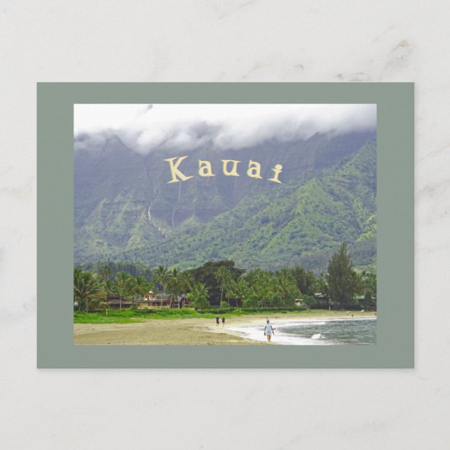 CARTE POSTALE  "MAGICAL HANALEI" (KAUAI) (Devant)