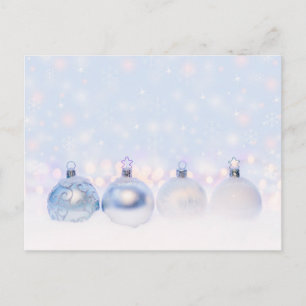 Carte Postale Magical Metallic Christmas Balls
