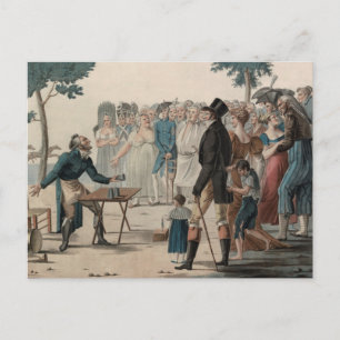 Carte Postale Magicien ou illusionniste français Imprimer