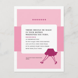 Carte Postale Magie dans votre mouvement Vintage mauvais conseil