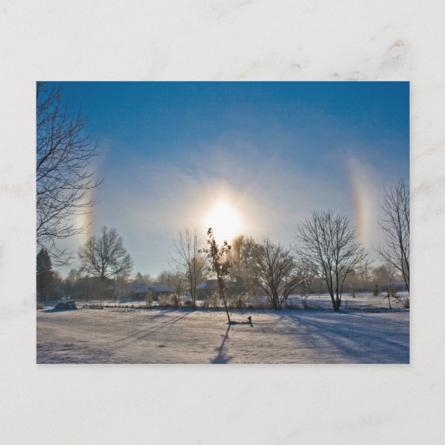 Carte Postale Magie hivernale (Devant)