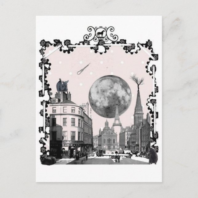 Carte postale magique Paris (Devant)