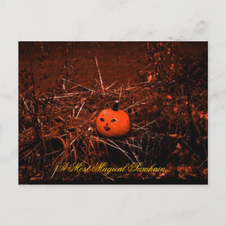 Carte postale magique Samhain