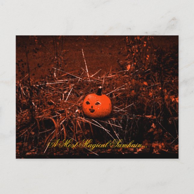 Carte postale magique Samhain (Devant)