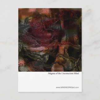 Carte Postale Magma de l'esprit inconscient