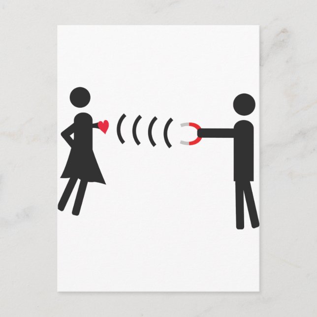 Carte Postale Magnet féminin (Devant)