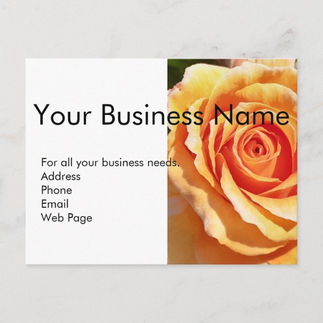 Carte Postale Magnetic Business Card - Self Promotion (Devant)