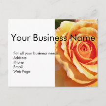 Magnetic Business Cards Floral - Self Promotion