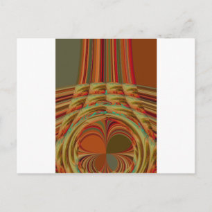 Carte Postale Magnifique Africain traditionnel Golden Brown Moti