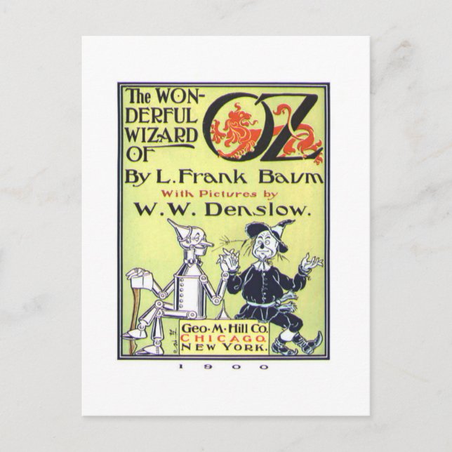 Carte Postale Magnifique Assistant D'Oz (Devant)