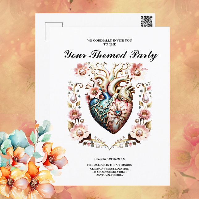 Carte Postale Magnifique coeur noble. (Heart)