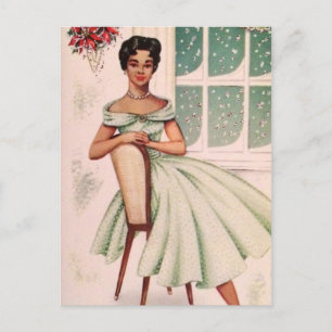 Carte Postale Magnifique femme afro-américaine vintage