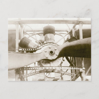Carte Postale Magnifique machine volante