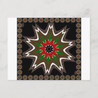Magnifique Motif Culturel Kenya Géométrique