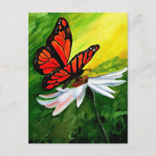 Carte Postale Magnifique papillon monarque 
