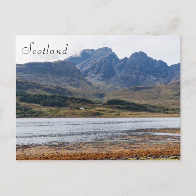 Carte Postale Magnifique paysage de l'île de Skye - Ecosse, Roya (Devant)