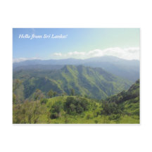 Magnifique paysage des montagnes du Sri Lanka