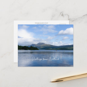 Carte Postale Magnifique paysage en Ecosse - Loch Lemond
