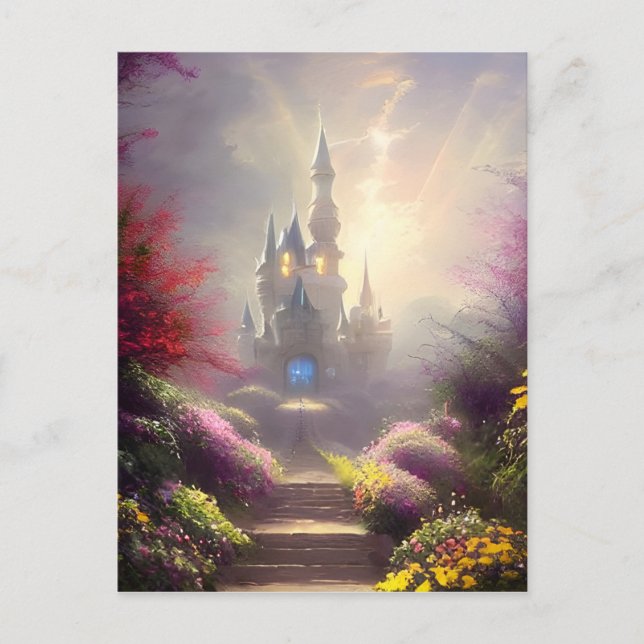 Carte Postale Magnifiques jardins du château de fantasy   (Devant)