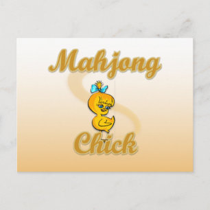 Carte Postale Mahjong Chick