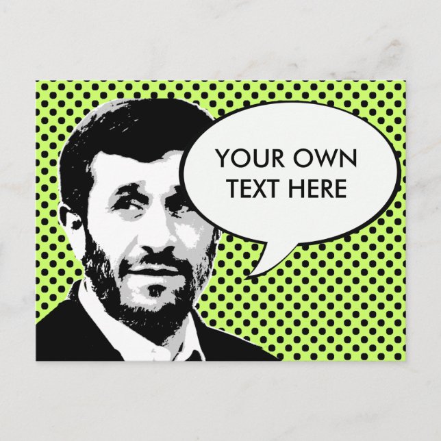 Carte Postale Mahmoud Ahmadinejad (Devant)
