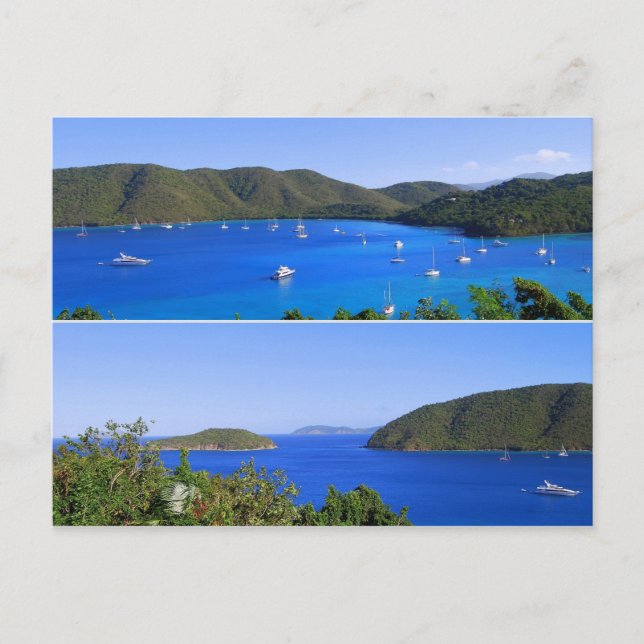 Carte Postale Maho Bay Collage, St. John, U.S.V.I. (Devant)