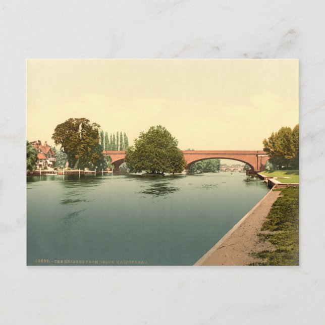 Carte Postale Maidenhead Railway Bridge, Berkshire, Angleterre (Devant)