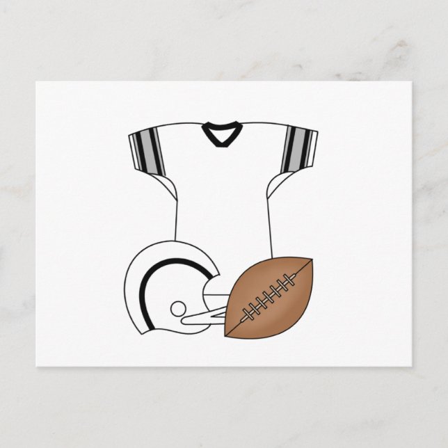 Carte Postale maillot et maillot de football et maillot et cadea (Devant)