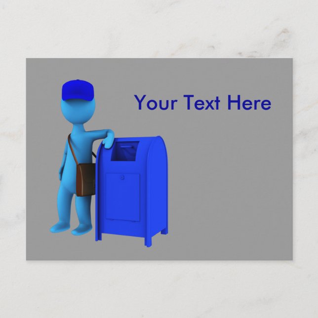 Carte Postale Mailman (Devant)
