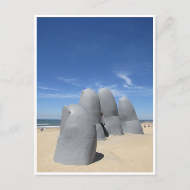Carte Postale main de sculpture (Devant)