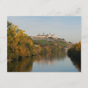 Carte Postale Main et Forteresse Marienberg, Würzburg