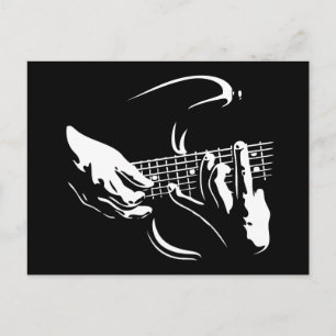 Carte Postale main-guitare-DKT